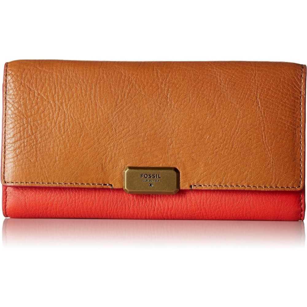 Fossil Wallet / Clutch In Camel - image 1